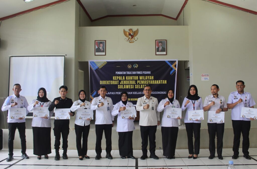 Kakanwil Ditjenpas Sulsel Berikan Penguatan Tusi Pegawai Lapas Perempuan Sungguminasa, Tegaskan Komitmen Pelayanan Prima dan Integritas