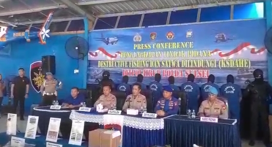 Polda Sulsel Bongkar Jaringan Perdagangan Penyu dan Bom Ikan Lintas Negara
