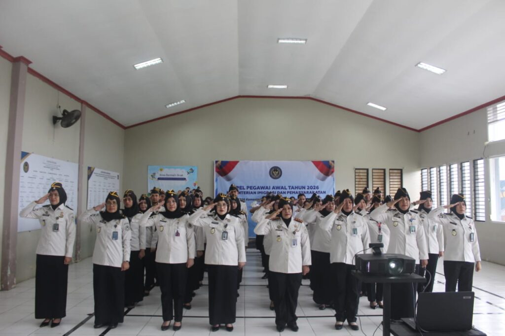 Lapas Perempuan Sungguminasa Ikuti Apel Pagi Bersama Kemenko Kumham Imipas, Perkuat Konsolidasi Menuju Tantangan 2026