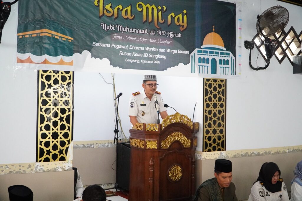 Peringati Isra Mi’raj, Rutan Sengkang Gaungkan Amal Ma’ruf Nahi Munkar