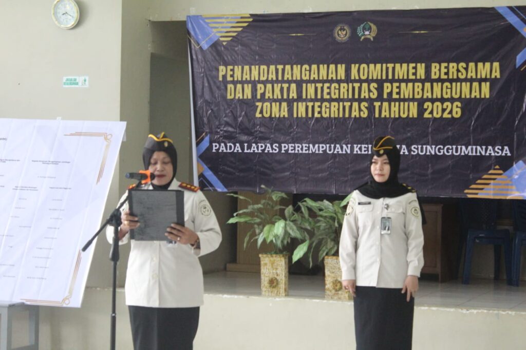 Perkuat Integritas dan Komitmen, Lapas Perempuan Sungguminasa Canangkan Pembangunan Zona Integritas Tahun 2026