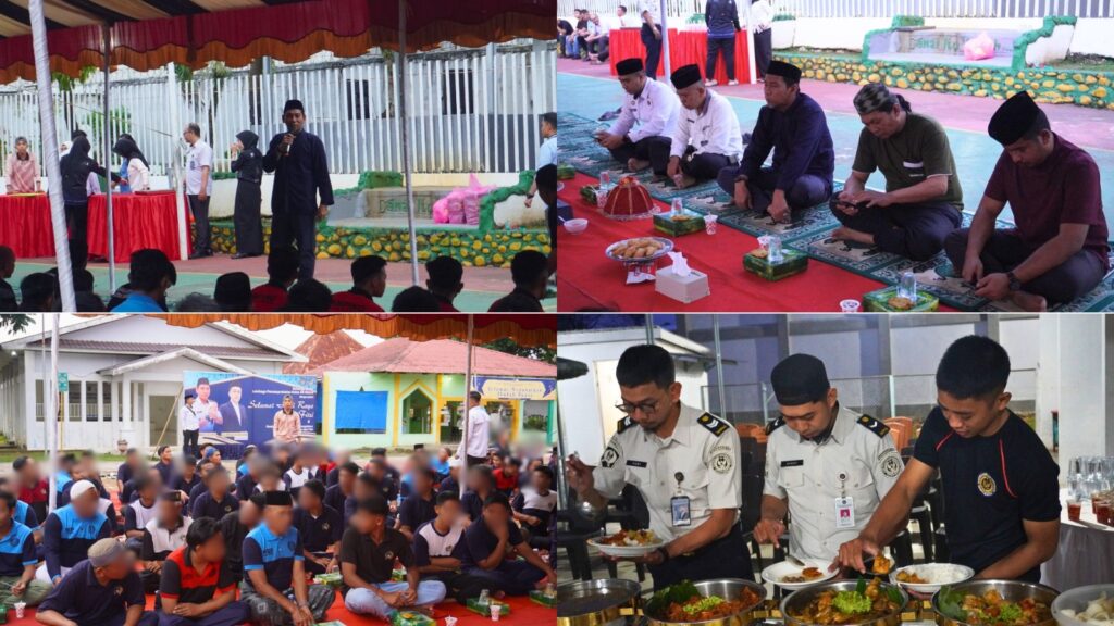 Buka Puasa Bersama, Lapas Maros Pererat Kebersamaan Petugas dan Warga Binaan