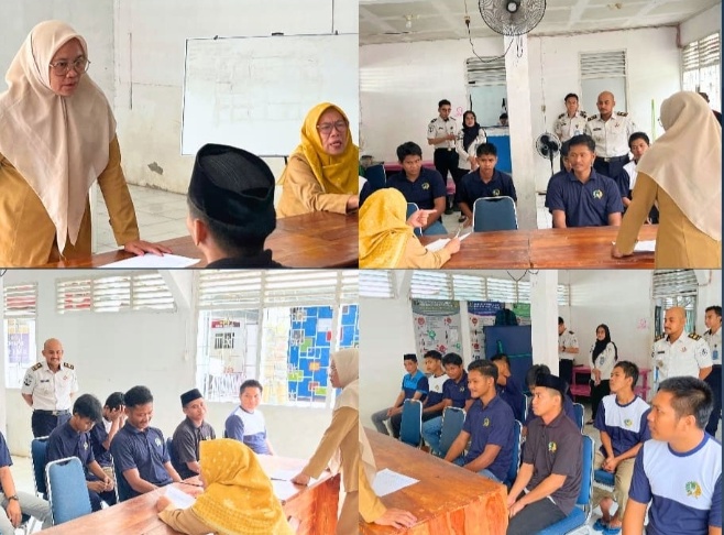 Lapas Kelas IIB Maros Gelar Ujian Paket A, B, dan C Bersama UPTD SKB Maros