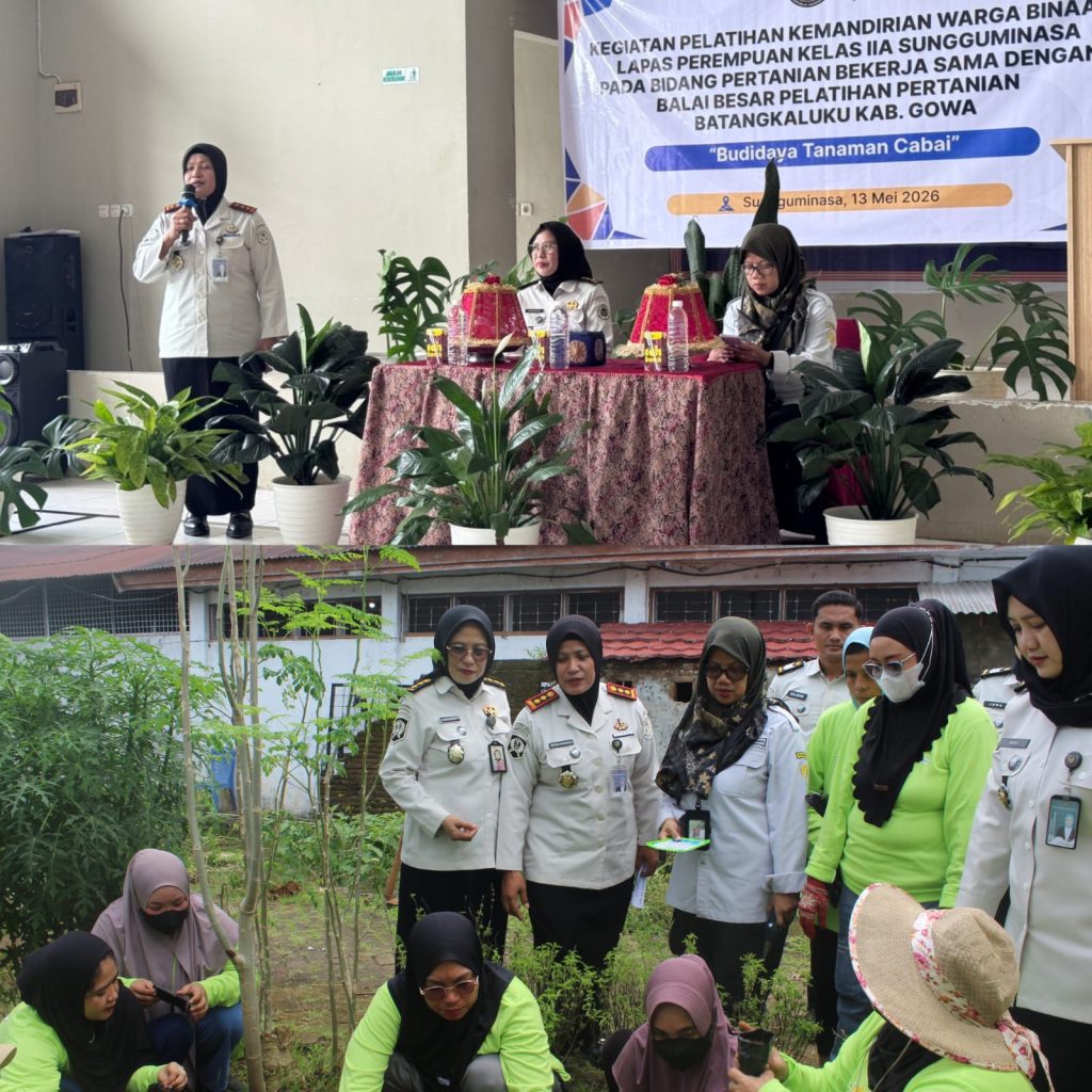 Kolaborasi lintas sektoral, LPP Sungguminasa Gandeng BBPP Batangkaluku Gowa Laksanakan Pelatihan Budidaya Tanaman Cabai