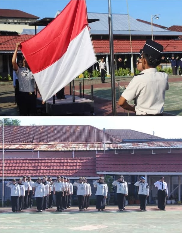 Pancasila Pemersatu Bangsa, Lapas Perempuan Sungguminasa Gelar Upacara Hari Lahir Pancasila 2026 dengan Khidmat
