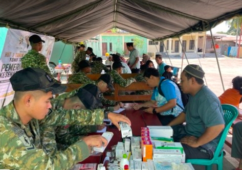 Pengobatan Gratis HUT Ke-1 Yonif TP 859/RBK Layani Ratusan Warga Supiori, Wujud Nyata Kepedulian TNI kepada Masyarakat