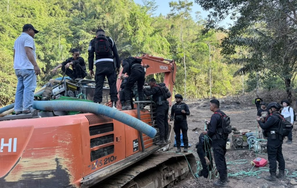 Polisi Tertibkan Dugaan Aktivitas Pertambangan Emas tanpa Izin di Sungai Bua Luwu