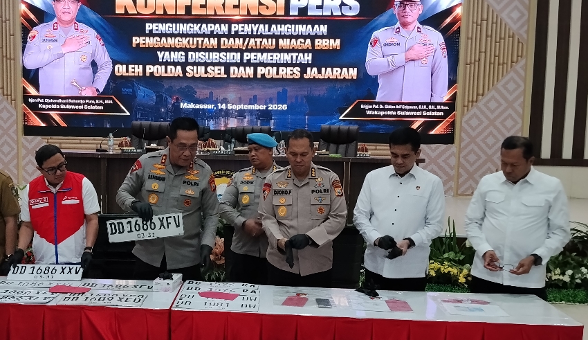 Di Saat Antrian BBM Mengular, Polda Sulsel Bongkar 10 Kasus BBM Subsidi