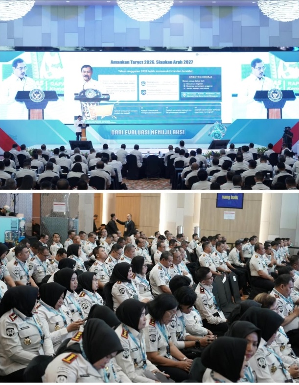 Perkuat Kinerja dan Integritas, Kalapas Perempuan Sungguminasa Hadiri Rakor Kemenimipas 2026