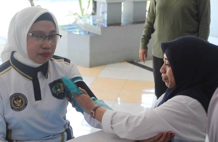 Dukung Program Aksi Kemenimipas, Lapas Perempuan Sungguminasa Gelar Bakti Sosial Layanan Pemeriksaan Kesehatan Gratis