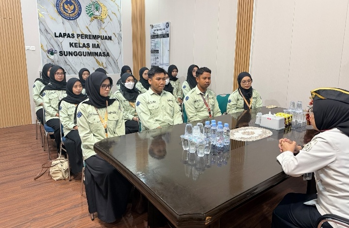 Pengarahan Kalapas Perempuan Sungguminasa, Bekali Peserta Magang Kemnaker untuk Terus Berinovasi dan Berkontribusi